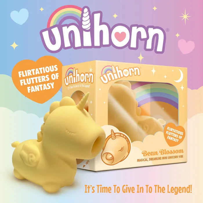 Creative Conceptions Unihorn Bean Blossom USB Rechargeable Flicking Stimulator Creative Conceptions