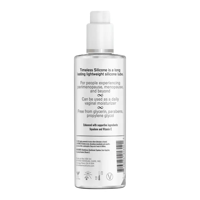 Wicked Simply Timeless Silicone Based Lubricant 4 Oz Bottle Secondary image