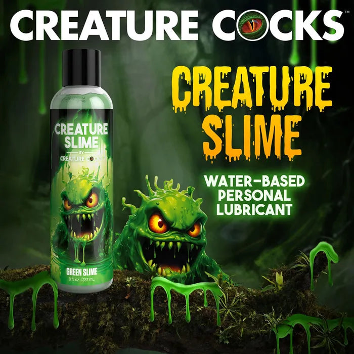 XR Brands Creature Slime by Creature Cocks Water Based Lubricant Green Slime Bottle Secondary image