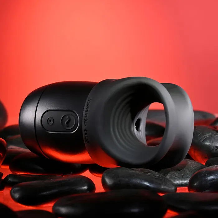 Zero Tolerance WET IT BE USB Rechargeable Vibrating & Self Lubricating Stroker Black Zero Tolerance
