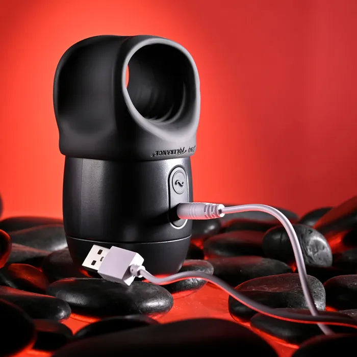 Zero Tolerance WET IT BE USB Rechargeable Vibrating & Self Lubricating Stroker Black Zero Tolerance