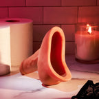 Gender X STAND TO PEE Medium Realistic Stand To Pee Funnel Tan Gender X