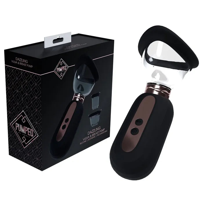 Shots Toys PUMPED Delightful Auto USB Rechargeable Ladies Pump Shots Toys