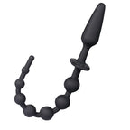 Maia SORRA Anal Plug With Beads Black Maia Toys
