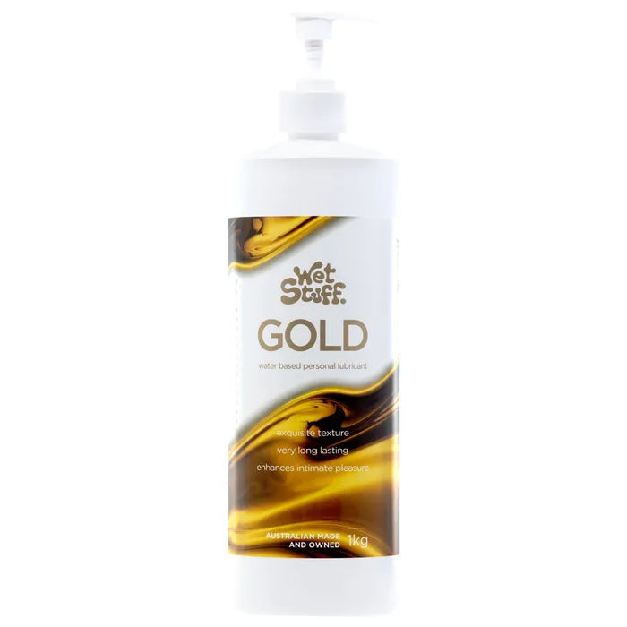 Wet Stuff Gold Water Based Lubricant Pump Bottle Secondary image