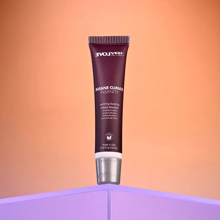Evolved INSANE CLIMAX INSANITY Warming Buzzing Clitoral Stimulation Gel 10ml Evolved Main image