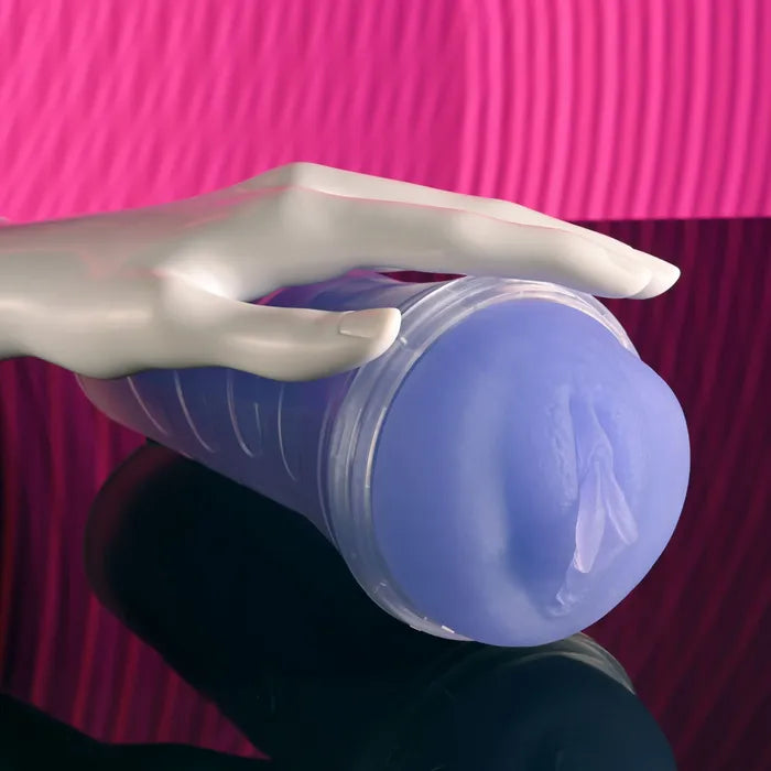 Zero Tolerance POP ON THE GLOW Glow In Dark Purple Vagina Stroker Purple Secondary image