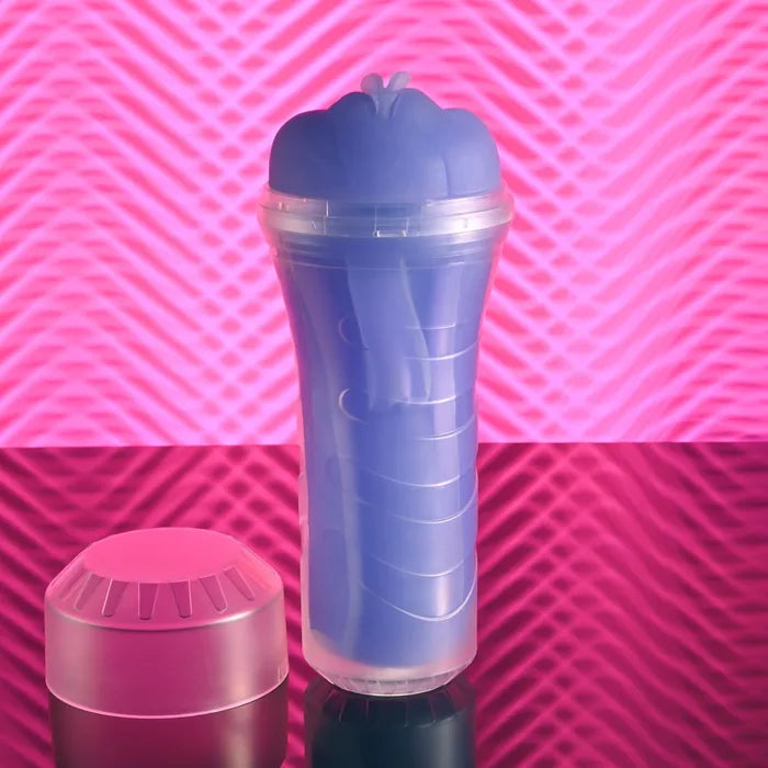 Zero Tolerance POP ON THE GLOW Glow In Dark Purple Vagina Stroker Purple Zero Tolerance