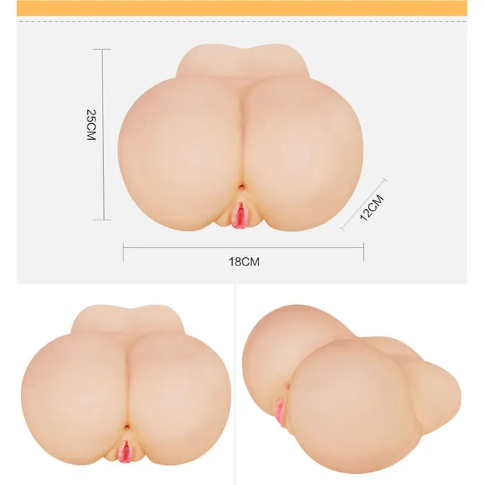 Lovetoy Feel Me Bare Perfect Pussy & Ass Doggy Style Masturbator Flesh Lovetoy