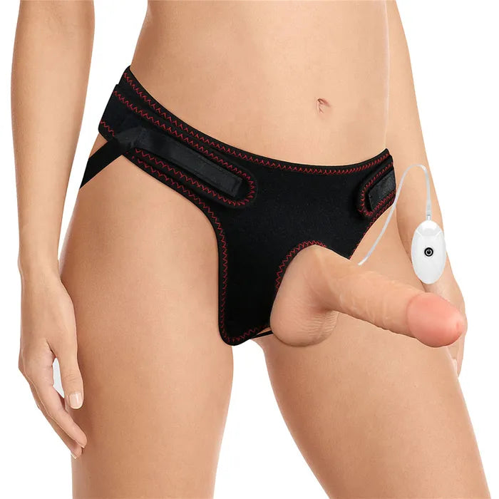 Ingen Vibrating Easy Strap-On Set - Flesh 17.8 cm (7'') Vibrating Strap-On Secondary image