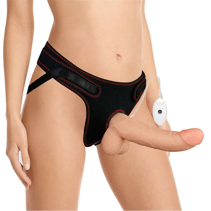 Lovetoy Ingen Vibrating Easy Strap On Set 8.5 Inch Lovetoy
