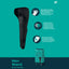 Satisfyer Men Wand USB Rechargeable Vibrating Masturbator Wand Black Satisfyer