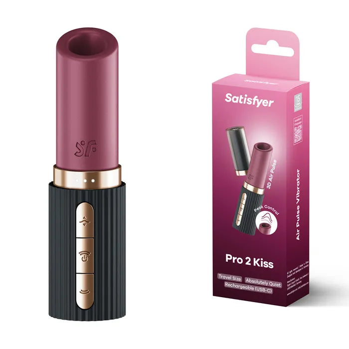 Satisfyer Pro 2 Kiss USB Rechargeable Air Pulse Stimulator Satisfyer