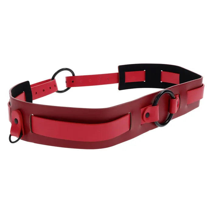 S&M Exs & Ohs Bound and Belted Bondage Collar Sportsheets
