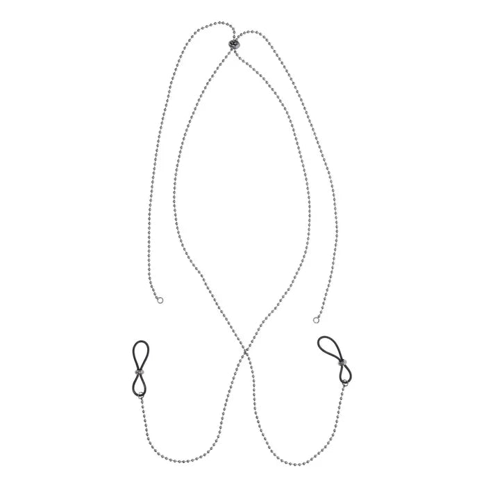 Sportsheets S&M Exs & Ohs Body Jewelry With Nipple Ties Sportsheets