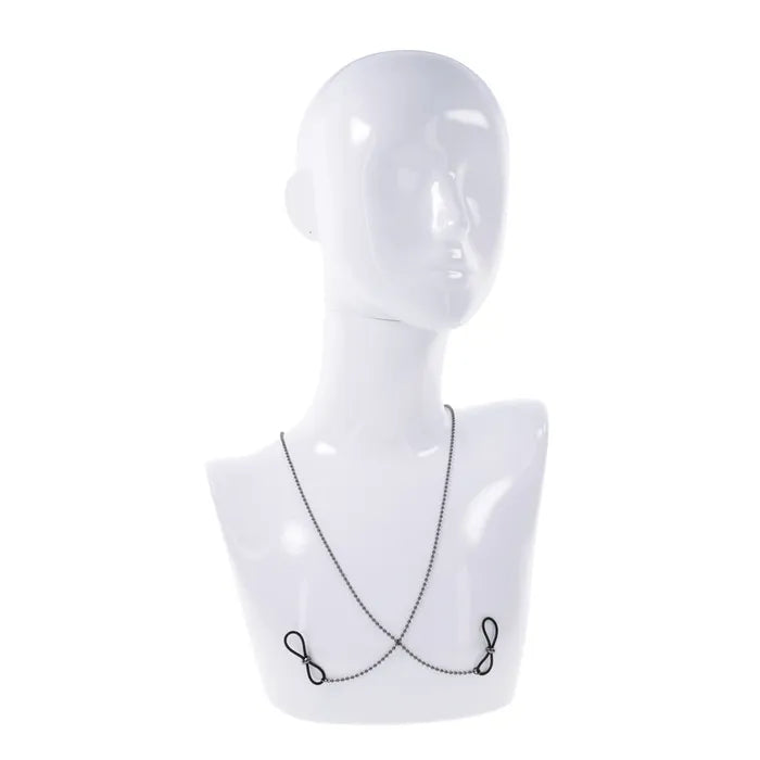 Sportsheets S&M Exs & Ohs Body Jewelry With Nipple Ties Sportsheets