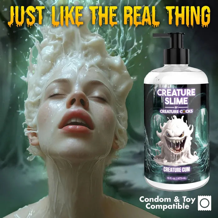XR Brands Creature Slime By Creature Cocks Cum Lubricant 473ml Pump Bottle XR Brands