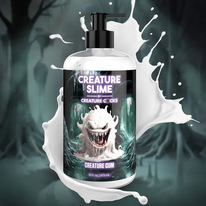 XR Brands Creature Slime By Creature Cocks Cum Lubricant 473ml Pump Bottle XR Brands