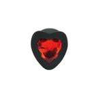 WhipSmart Heartbreaker Silicone Crystal Heart Anal Training Set Butt Plugs With Heart Gem Bases Set Of 3 Sizes WhipSmart