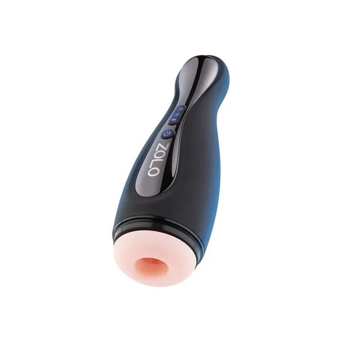 Zolo Blowpin USB Rechargeable Auto Sucking & Vibrating Masturbator Flesh Zolo