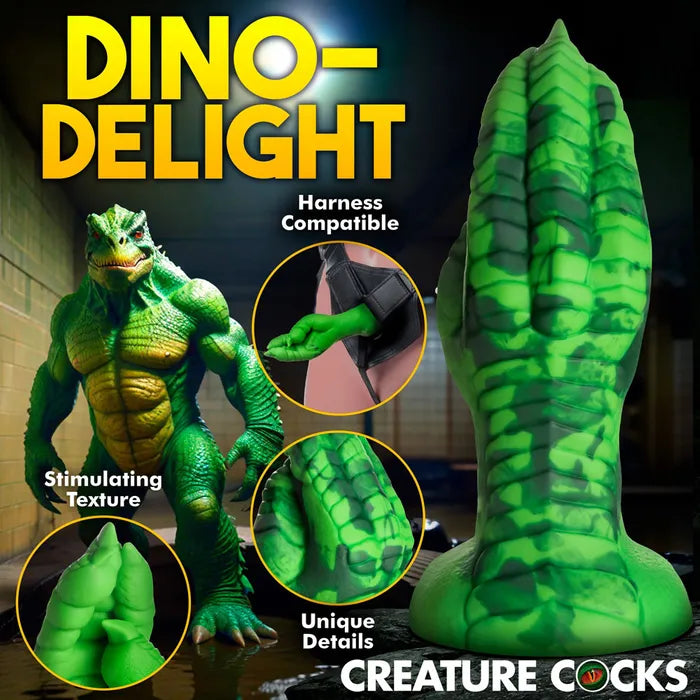 XR Brands Creature Cocks Raptor Claw Fisting Fantasy Silicone Dildo 21.8cm Green XR Brands