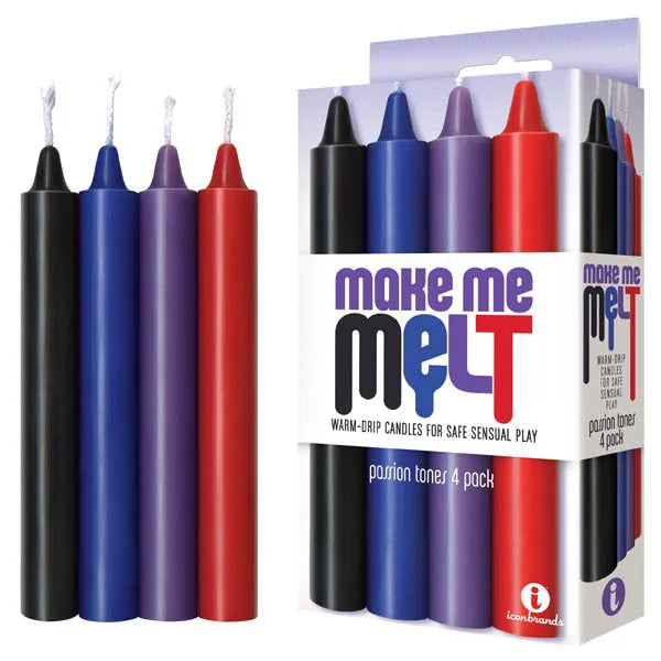 Icon Brands Make Me Melt Drip Candles 4 Pack Icon Brands