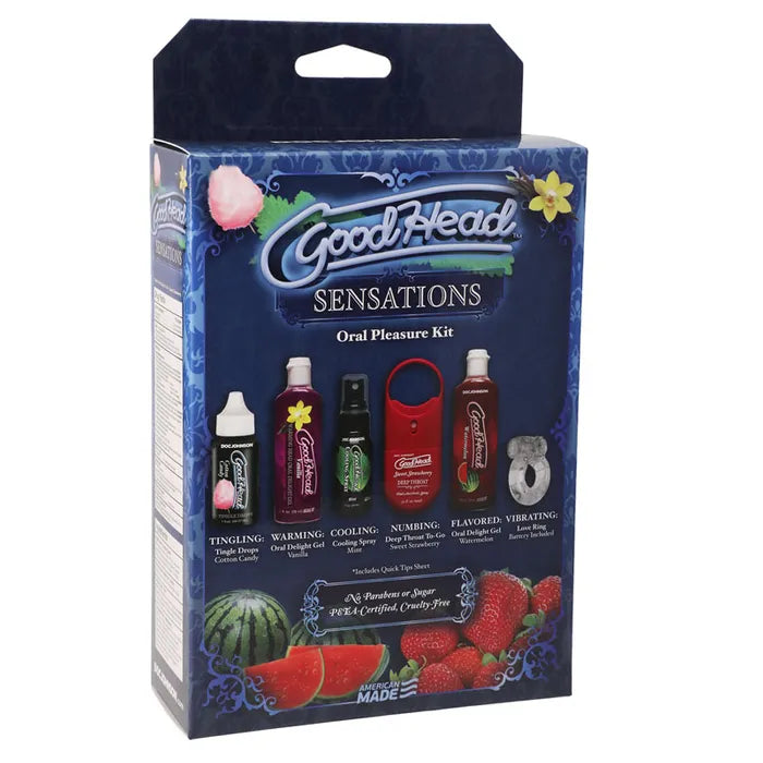 Doc Johnson GoodHead Sensations Kit 6 Piece Lotion Set Secondary image