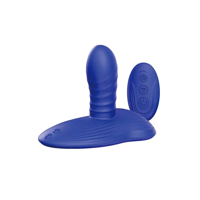 Adam & Eve THE MIDNGHT RIDER USB Rechargeable Thrusting Vibrating Grinder With Remote Control Adam & Eve