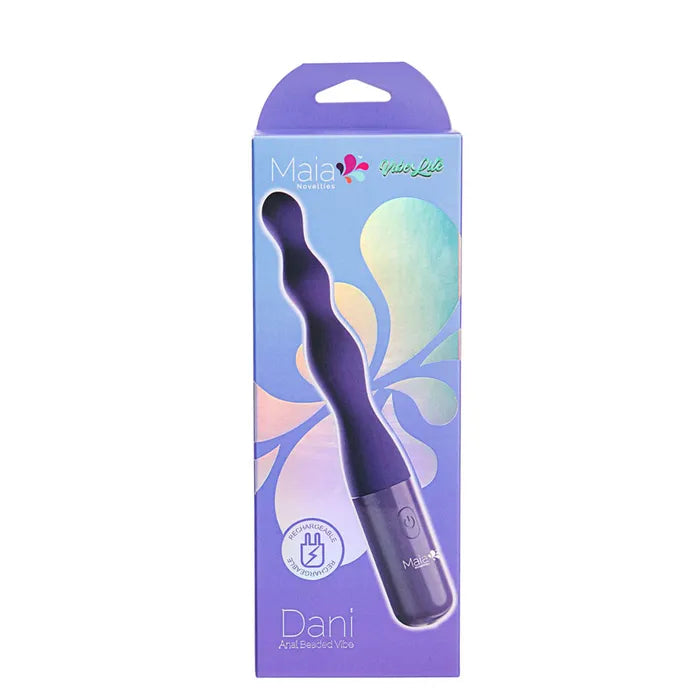 Maia DANI USB Rechargeable Beaded Vibrator 17.8cm Maia Toys