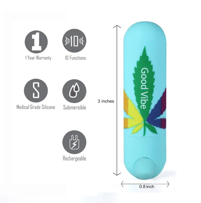 Maia Jessi 420 USB Rechargeable Bullet Vibrator 7.6cm Maia Toys