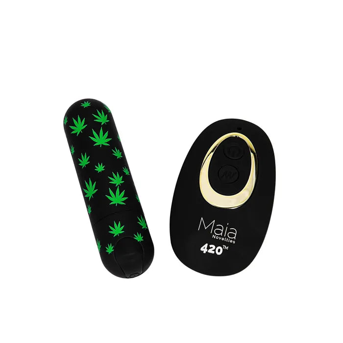 Maia DATE NIGHT 420 PANTY VIBE With Black USB Rechargeable Bullet Vibrator & Remote Secondary image