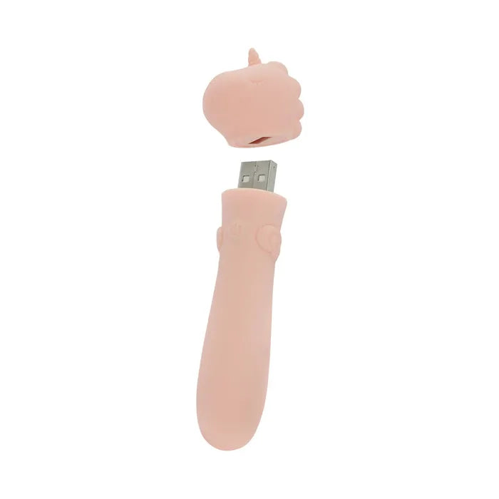 Creative Conceptions Unihorn Heart ThrobUSB Rechargeable Vibrating Bullet Vibrator Creative Conceptions