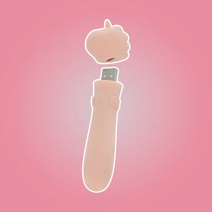 Creative Conceptions Unihorn Heart ThrobUSB Rechargeable Vibrating Bullet Vibrator Secondary image