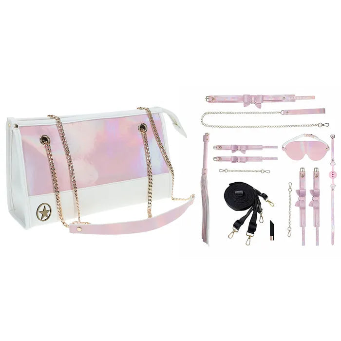 OUCH! Paris Collection Kit With Bag 8 Piece Kit Baby Blue Shots Toys