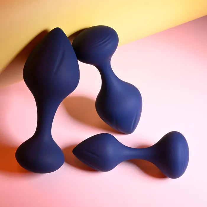 Playboy Pleasure TAIL TRAINER Butt Plugs Set of 3 Sizes Playboy Pleasure