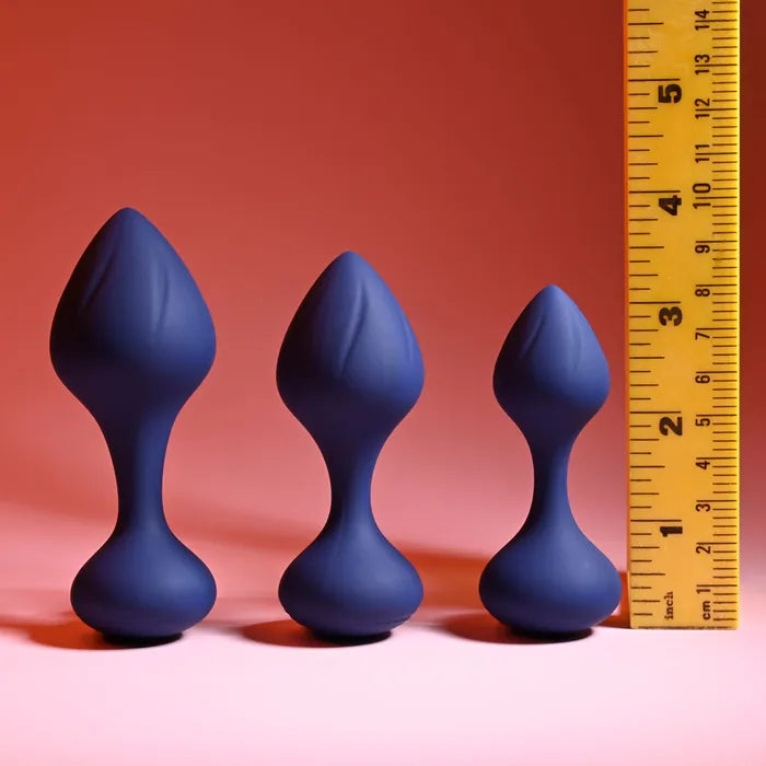 Playboy Pleasure TAIL TRAINER Butt Plugs Set of 3 Sizes Playboy Pleasure