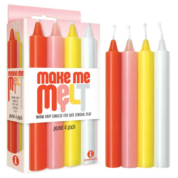 Icon Brands Make Me Melt Drip Candles 4 Pack Icon Brands