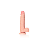 Shots Toys REALROCK Straight Realistic Dildo With Balls 9 Inch Flesh Shots Toys