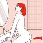 Fun Factory MAGNUM Dildo 18.3cm Flashy Coral Fun Factory