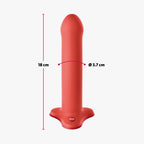 Fun Factory MAGNUM Dildo 18.3cm Flashy Coral Fun Factory