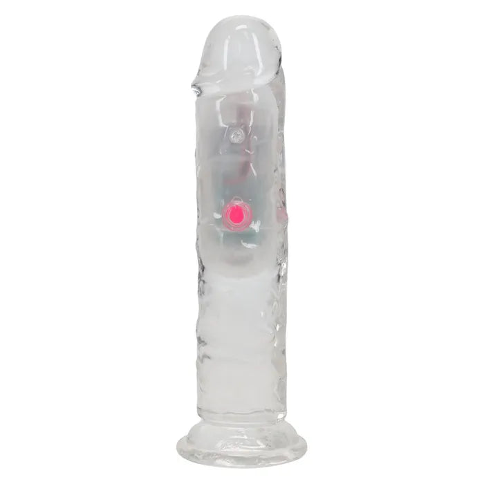 Shots Toys REALROCK 6'' Wireless Rechargeable LED Vibrating Dong With Remote 6 Inch Shots Toys