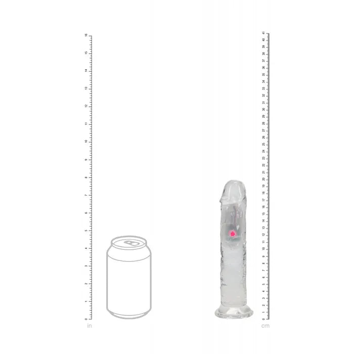 Shots Toys REALROCK 6'' Wireless Rechargeable LED Vibrating Dong With Remote 7 Inch Shots Toys