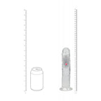 Shots Toys REALROCK 6'' Wireless Rechargeable LED Vibrating Dong With Remote 8 Inch Shots Toys