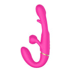 Adam & Eve ORGAZ-OHH-MATIC - Pink 23.5 cm USB Rechargeable Strapless Strap-On with Remote Adam & Eve