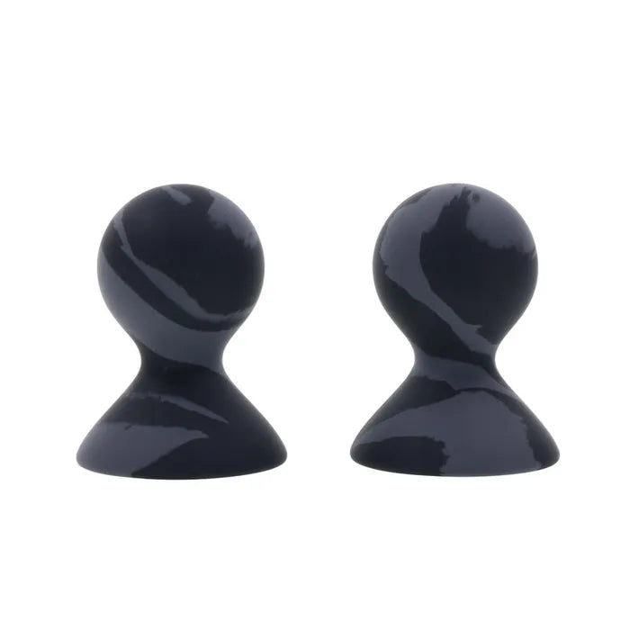 SPORTSHEETS Velvet Noir Silicone Nipple Suckers Set Of 2 Sportsheets Main image