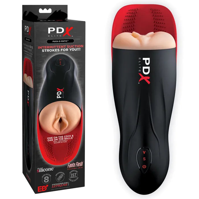 Pipedream Extreme Toys Elite Fuck O Matic USB Rechargeable Sucking Masturbator Pipedream Main image