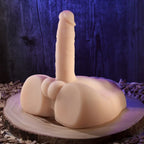 Evolved EASY RIDER LIGHT USB Rechargeable Male Torso With Vibrating Penis 17.8cm Flesh Evolved
