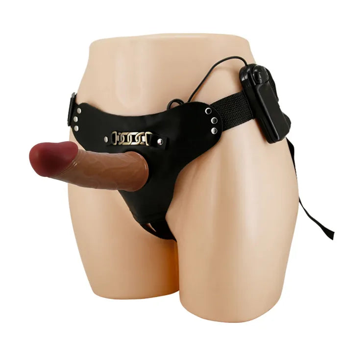 Party Up NELSON Vibrating Hollow Strap-On 17.5cm Secondary image
