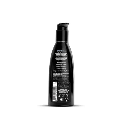 Wicked Aqua Chill Cooling Water Based Lubricant 2 Oz Bottle Wicked