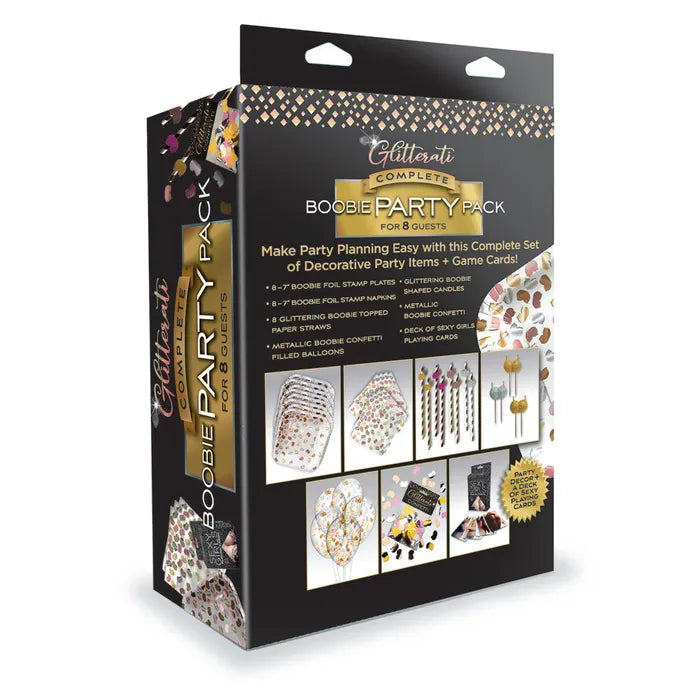 Little Genie Glitterati Complete Boobie Party Pack Party Set For 8 People Secondary image